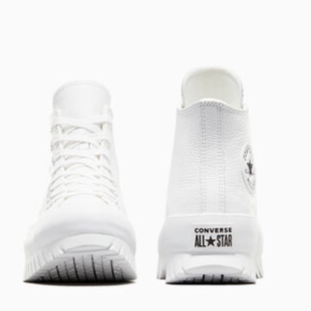 Converse White Genuine Leather Chuck Taylor All Star Lugged 2.0 - Picture 3 of 8